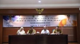 Pengelola Pasar Plaza Baru Ciledug Sambut Baik Sosialisasi Pelatihan Pengelola Pasar.