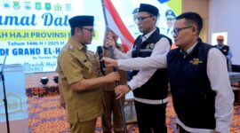 Wakil Wali Kota Tangerang Sambut Kepulangan Jemaah Haji.