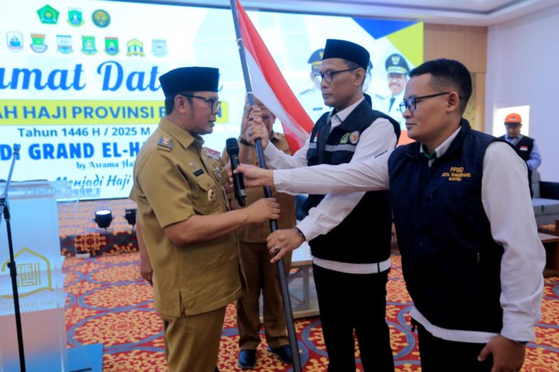 Wakil Wali Kota Tangerang Sambut Kepulangan Jemaah Haji.