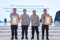 Polres Metro Tangerang Kota Kembali Menerima Penghargaan Pelayanan Prima Dari Kapolri di Musrenbang Polri 2025.