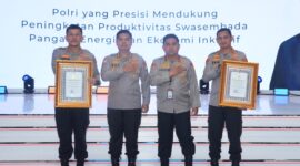 Polres Metro Tangerang Kota Kembali Menerima Penghargaan Pelayanan Prima Dari Kapolri di Musrenbang Polri 2025.