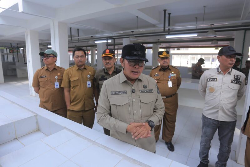 Wakil Wali Kota Tangerang Ajak Pedagang Segera Ramaikan Kembali Pasar Anyar.