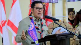 Kak Maryono Selaku Wamabicab Buka Rakercab Pramuka.