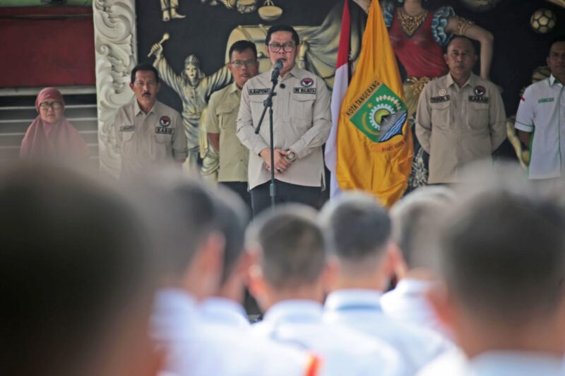 Wakil Wali Kota Tangerang Buka Diklat Paskibra Sekolah.