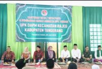 UPK DAPM Kecamatan Rajeg Memberikan Santunan Kepada Anak Yatim Piatu.
