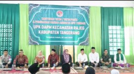 UPK DAPM Kecamatan Rajeg Memberikan Santunan Kepada Anak Yatim Piatu.