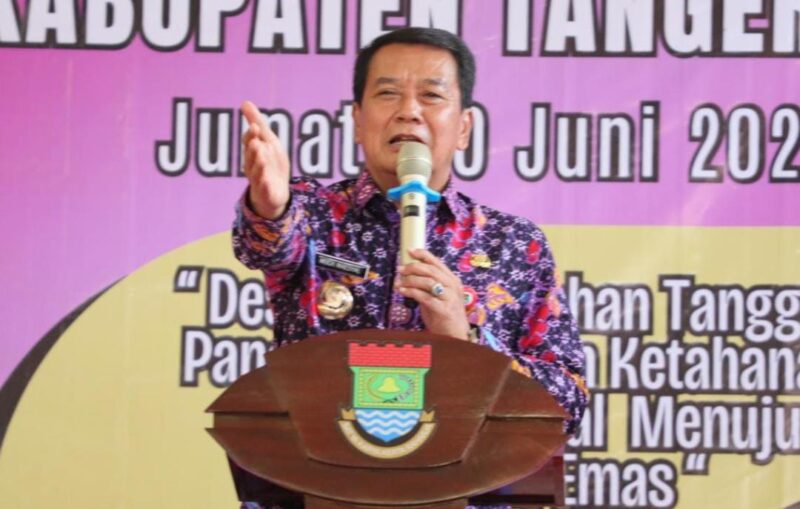 Bupati Tangerang Dorong Kelurahan dan Desa Wujudkan Ketangguhan Pangan Menuju Indonesia Emas