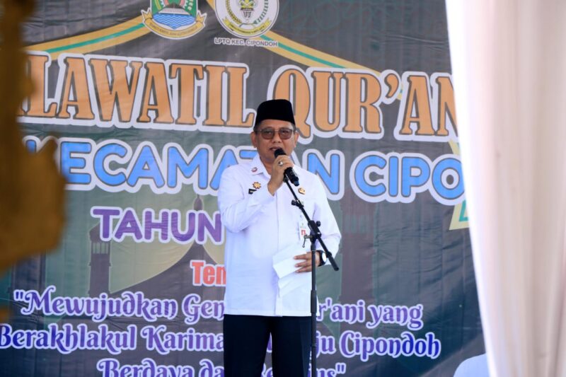 Sekda Kota Tangerang Buka STQ Tingkat Kecamatan Cipondoh.