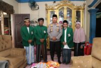 Silaturahmi dan Mohon Do'a Dukungan, Kapolres Metro Tangerang Kota Sambangi Ponpes Daarul Anshor Pakuhaji Tangerang.