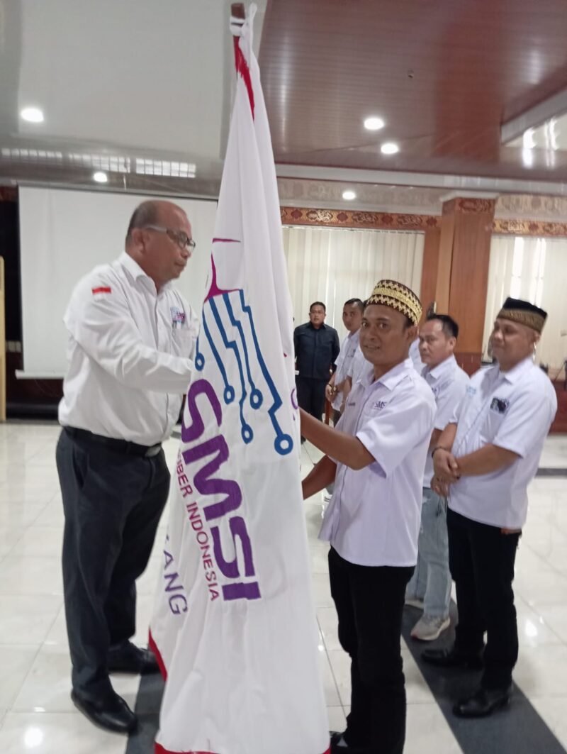 Wisnu Anggoro Resmi Dilantik, SMSI Kabupaten Serang Siap Perkuat Peran Media Online.
