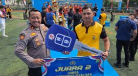 Polres Metro Tangerang Kota Sabet 4 Juara Momen Perlombaan di Hari Bhayangkara Ke-79.