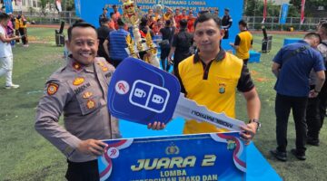 Polres Metro Tangerang Kota Sabet 4 Juara Momen Perlombaan di Hari Bhayangkara Ke-79.