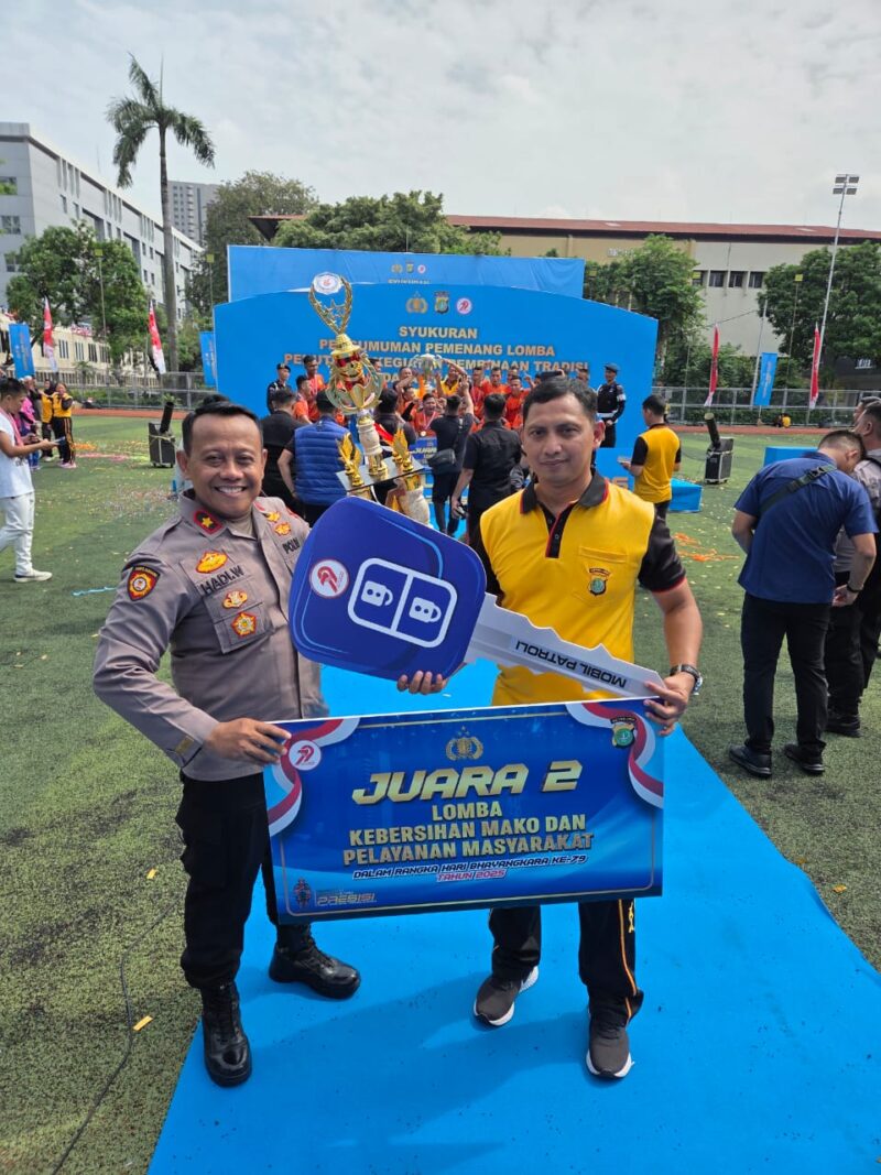Polres Metro Tangerang Kota Sabet 4 Juara Momen Perlombaan di Hari Bhayangkara Ke-79.