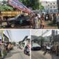 Trantib Kecamatan Larangan Gelar Operasi Penertiban Spanduk Liar.
