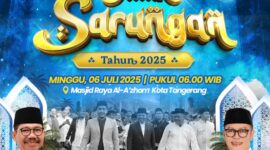 Ketua PWI Kota Tangerang Mengajak Seluruh Wartawan Mengikuti Jalan Sarungan.