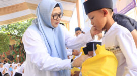 Wakil Bupati Tangerang Hadiri Acara Santunan Anak Yatim di Lebak Wangi.