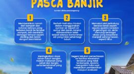 Dinkes Kota Tangerang Sosialisasikan Langkah Cegah Penyakit Usai Banjir.