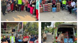 Tasril Jamal Anggota DPRD Kota Tangerang Salurkan Bantuan Korban Pasca Banjir di Lima Titik.