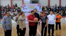 Wakil Wali Kota Tangerang Buka PORSENI Bola Basket Tingkat SMP.
