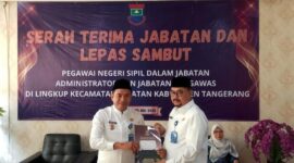 Lepas Sambut Camat Sepatan Dari H. Abudin ke Aan Ansori.