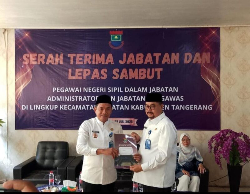 Lepas Sambut Camat Sepatan Dari H. Abudin ke Aan Ansori.
