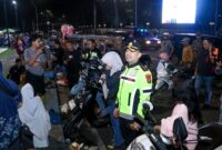 Patroli Skala Besar di Kota Tangerang, Polres Kerahkan 228 Personel Cegah Kriminalitas di Jam Rawan.