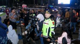Patroli Skala Besar di Kota Tangerang, Polres Kerahkan 228 Personel Cegah Kriminalitas di Jam Rawan.