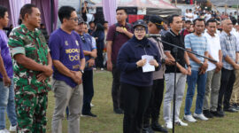 Wabup Intan Kick Off Grand Final Open Turnamen Sepak Bola Dua Putra Banten Cup 2025.