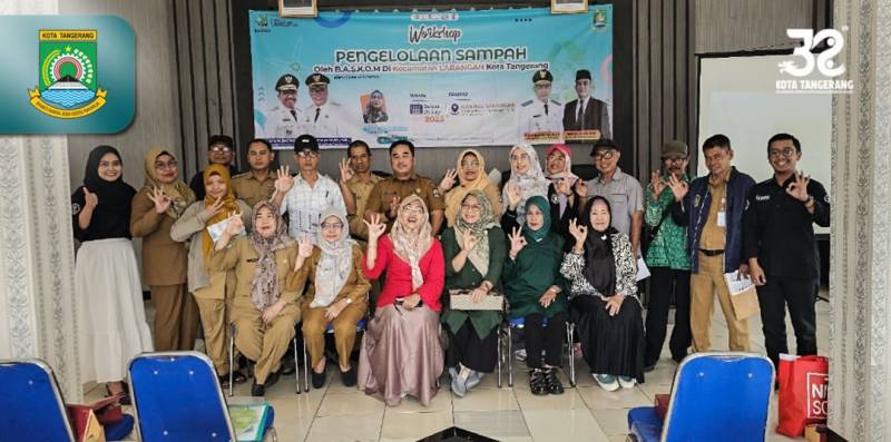 Kecamatan Larangan Gelar Workshop Pengelolaan Sampah Melalui Bank Sampah Kompak (BASKOM).