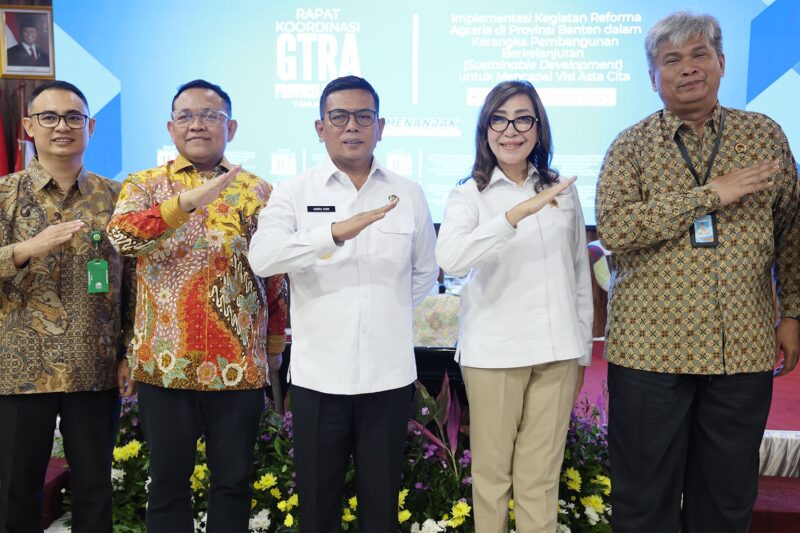 Gubernur Banten Tegaskan Komitmen Percepatan Reforma Agraria.