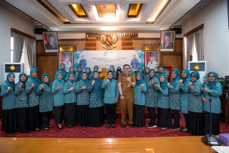 Rakor TP PKK Provinsi Banten, Tinawati Andra Soni: untuk Perkuat Sinergi TP PKK se-Provinsi Banten.