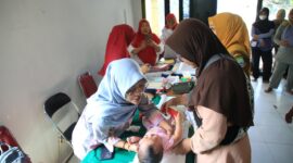 Jelang HUT RI ke-80, Dinkes Kota Tangerang Merealisasikan Program Gebyar Sepekan Mengejar Imunisasi.