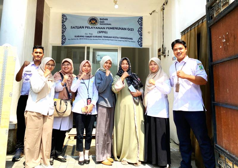 Dinkes Kota Tangerang Lakukan Pengawasan Secara Berkala di Seluruh Wilayah SPPG.