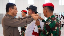Sekda Provinsi Banten Deden Apriandhi H Buka Pembinaan Mental, Bela Negara dan Kepemimpinan Pegawai RSUD Banten.