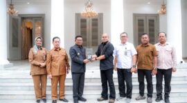 Gubernur Banten Andra Soni Terima Kunjungan Kakanwil Kemenkum dan Kakanwil KemenHAM Provinsi Banten.