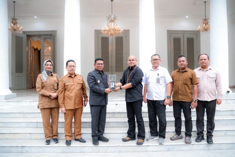 Gubernur Banten Andra Soni Terima Kunjungan Kakanwil Kemenkum dan Kakanwil KemenHAM Provinsi Banten.