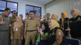 Wali Kota Tangerang Tinjau Pelaksanaan CKG di SMP Negeri 28 Kota Tangerang.