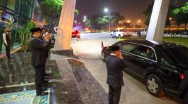 Gubernur Banten Andra Soni Dampingi Mendag Antar Pulang Presiden Peru Dina Boluarte.