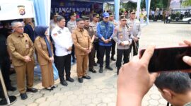 Gubernur Banten Andra Soni Dampingi Kapolri Kunjungan Kerja ke Polda Banten.