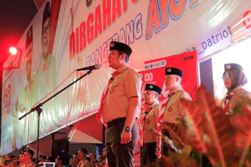 Wakil Wali Kota Tangerang Pimpin Renungan Hari Pramuka.