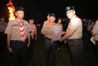 Walikota Tangerang Sachrudin Terima Lencana Melati Pramuka.