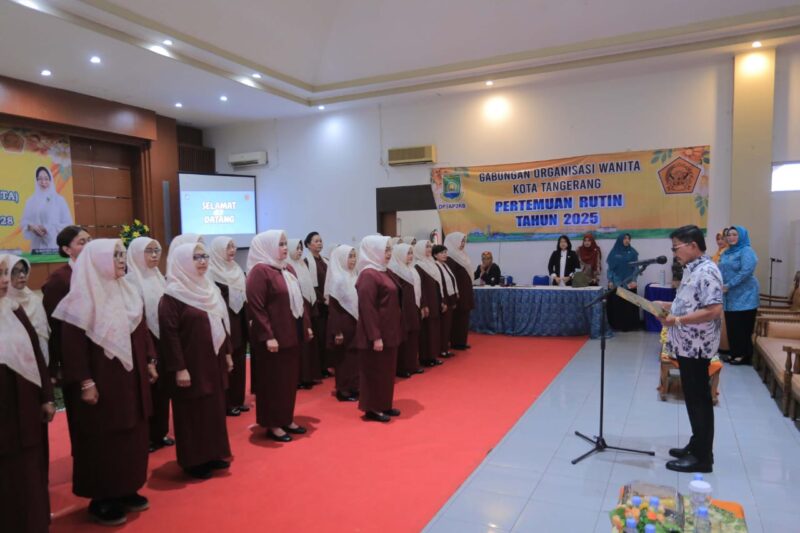 Pengurus GOW Resmi Dilantik Wali Kota Tangerang Sachrudin.
