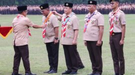 Gubernur Banten Andra Soni Raih Penghargaan Lencana Melati Pramuka.