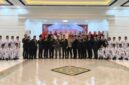 Camat Larangan Nasrullah Mengukuhkan Paskibra.