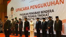 Kalapas Serang Hadiri Pengukuhan Paskibra Kota Serang.