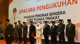 Kalapas Serang Hadiri Pengukuhan Paskibra Kota Serang.