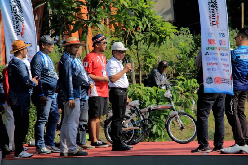 Suasana Pembukaan Turnamen Mancing Oleh Wali Kota Tangerang.