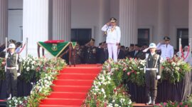 Gubernur Banten Andra Soni Pimpin Upacara Peringatan HUT ke-80 Kemerdekaan RI Tingkat Provinsi Banten.
