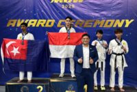 Bripda Petrus Harumkan Nama Polres Metro Tangerang Kota Lewat Taekwondo Dunia.