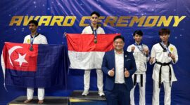 Bripda Petrus Harumkan Nama Polres Metro Tangerang Kota Lewat Taekwondo Dunia.